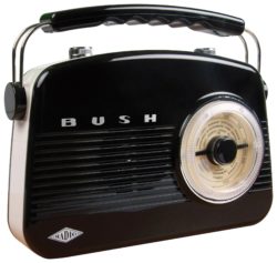 Bush - WO251 Retro Mini FM Radio - Black